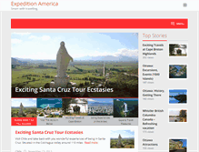 Tablet Screenshot of expeditionamerica.net